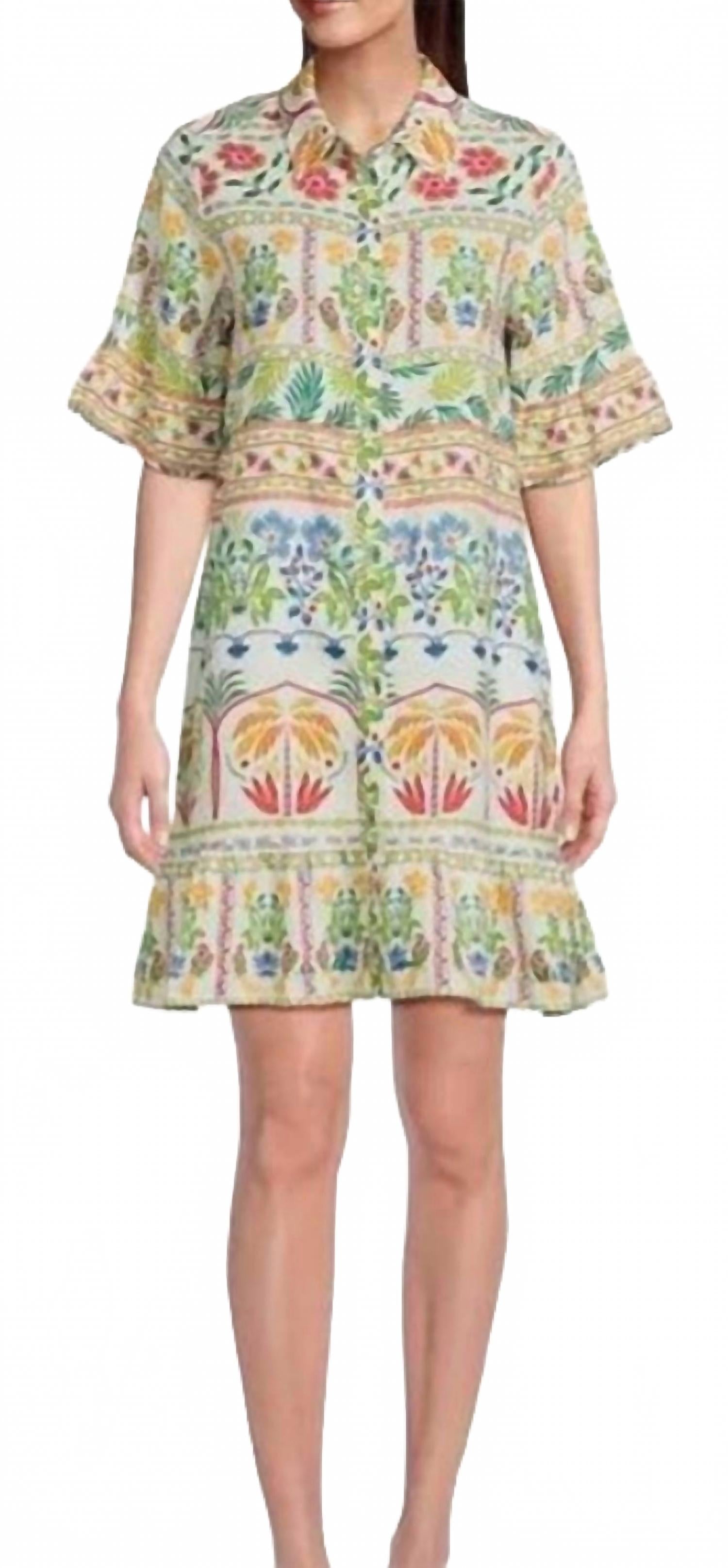 Платье с воланами и рюшами в Сольере Johnny Was, Soller
Платье с воланами и рюшами в Сольере Johnny Was, Soller