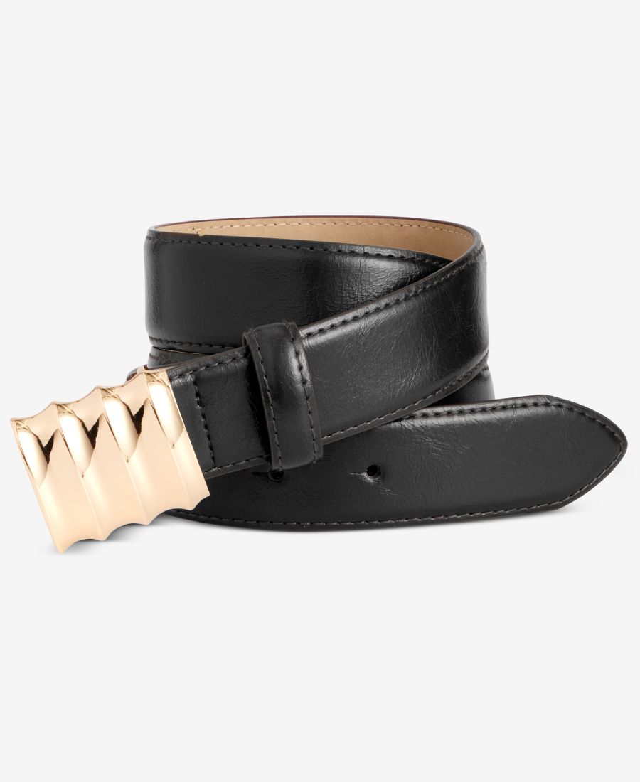 Лакированный ремень с волнистой пряжкой, эксклюзивно для Macy's INC International Concepts, Black Gold
Лакированный ремень с волнистой пряжкой, эксклюзивно для Macy's INC International Concepts, Black Gold