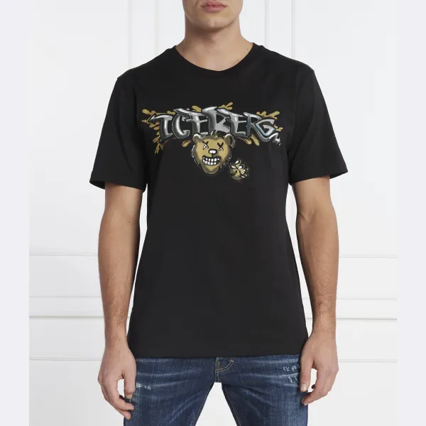 Футболка стандартного кроя Iceberg, черный
Футболка стандартного кроя Iceberg, черный