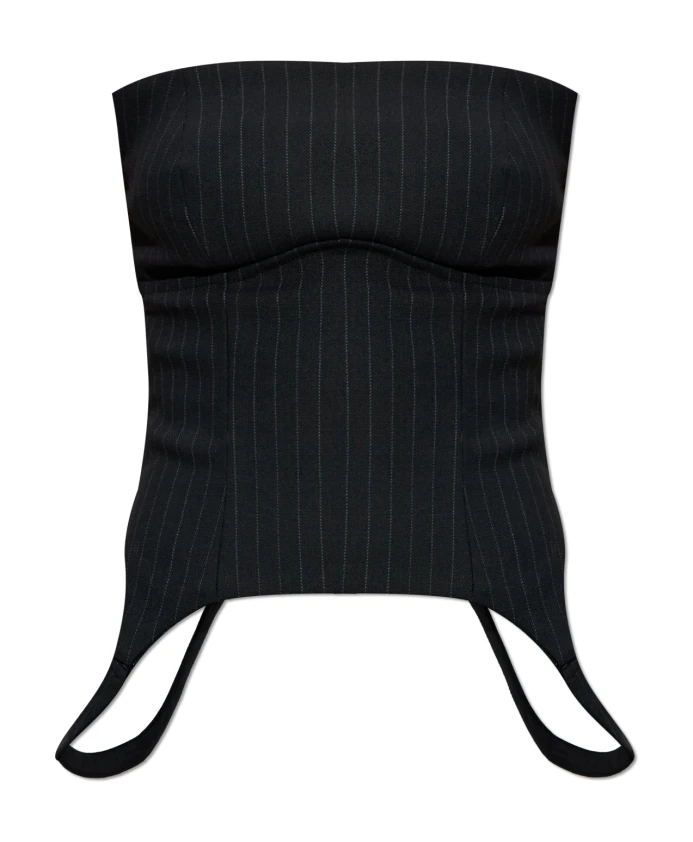 Топ с открытыми плечами Misbhv, черный
Топ с открытыми плечами Misbhv, черный