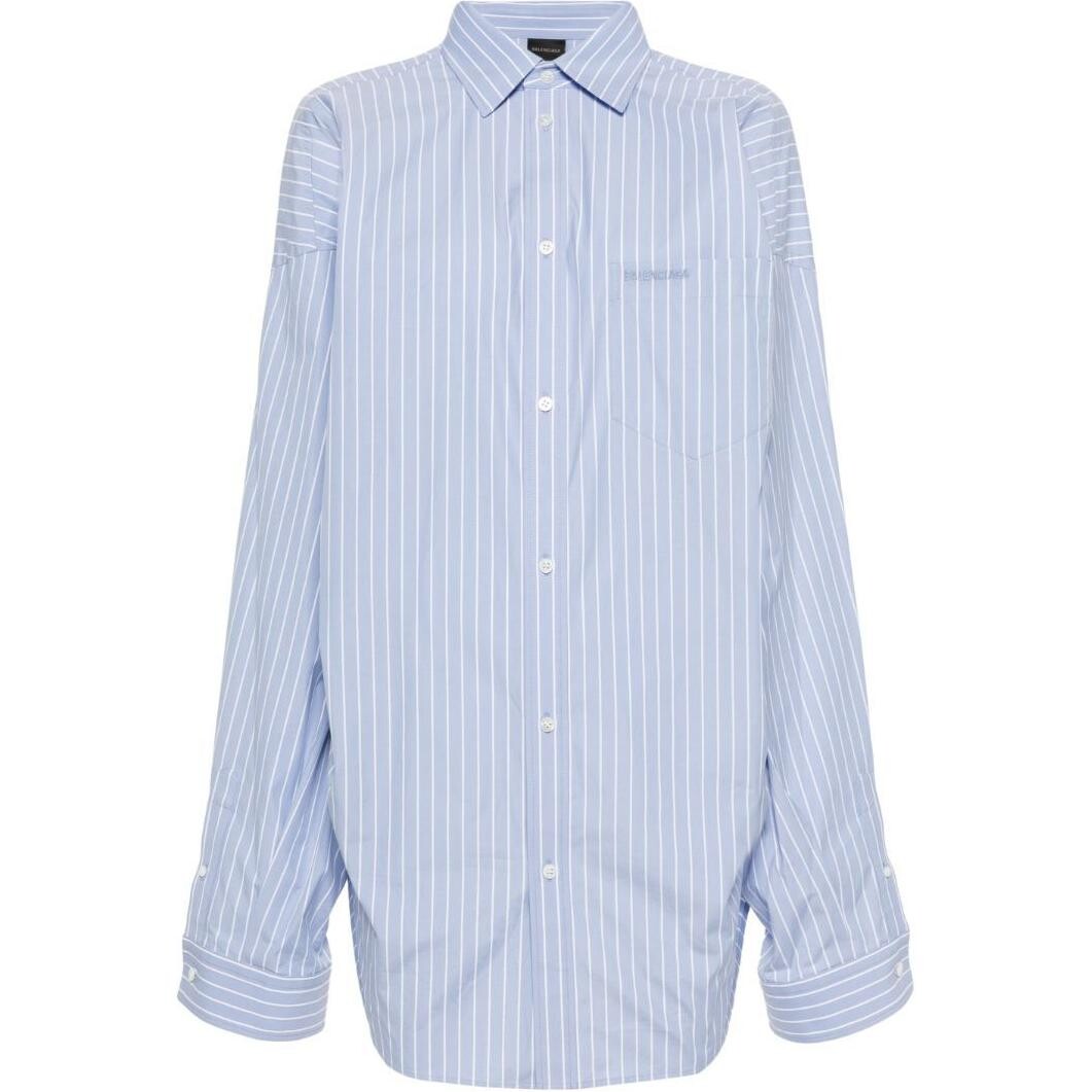 Рубашка женская синяя Balenciaga
Рубашка женская синяя Balenciaga