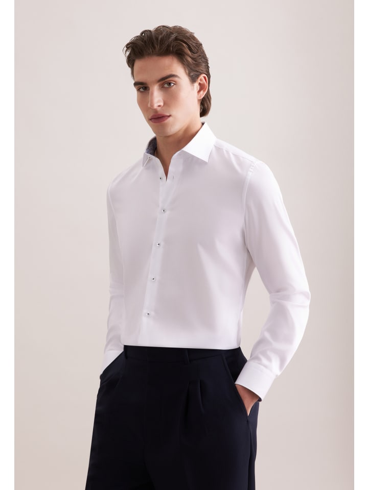 Seidensticker Деловая рубашка белого цвета
Seidensticker Деловая рубашка белого цвета