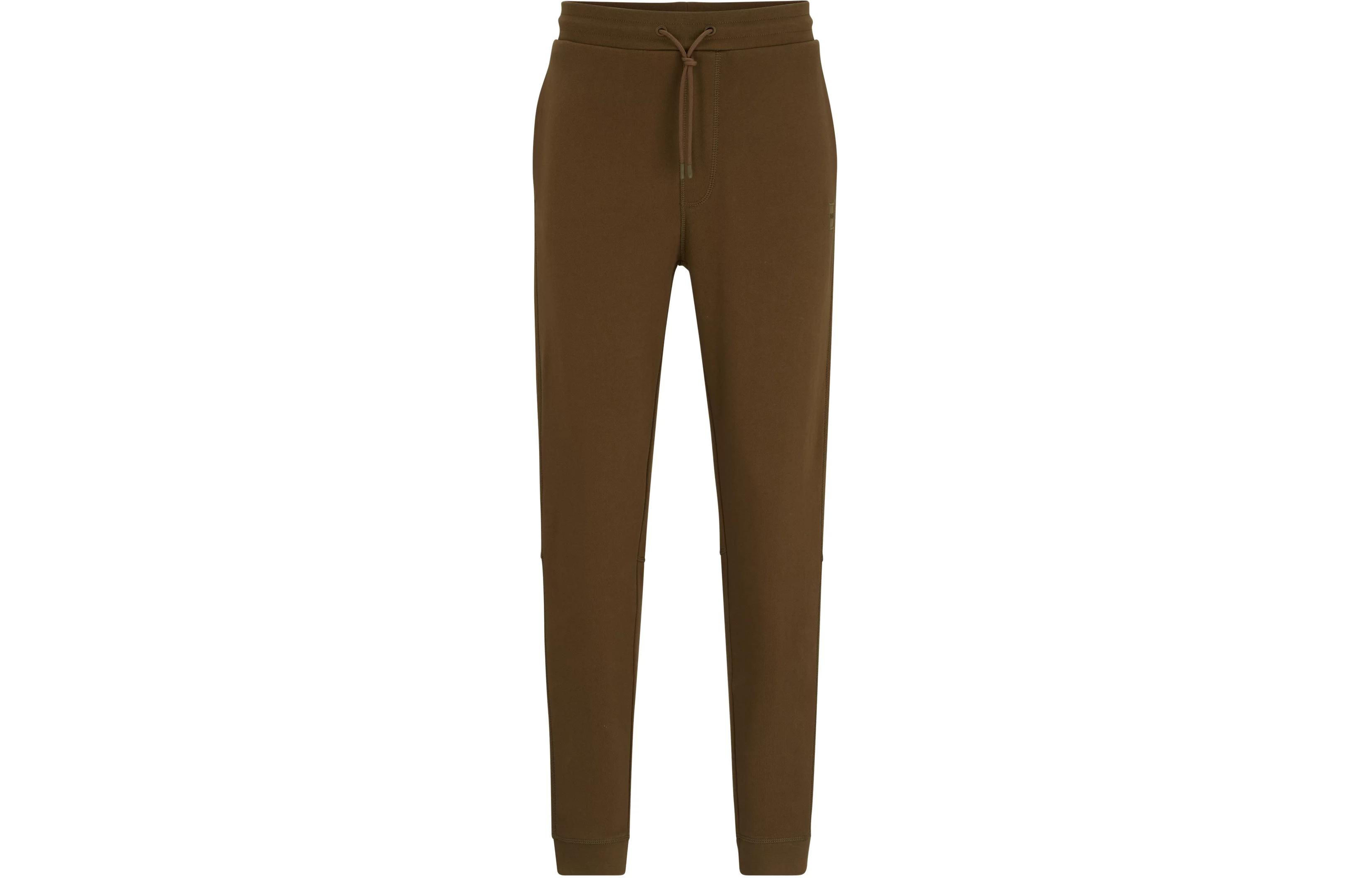 Брюки с зауженным низом на шнурке HUGO BOSS, коричневый
Брюки с зауженным низом на шнурке HUGO BOSS, коричневый