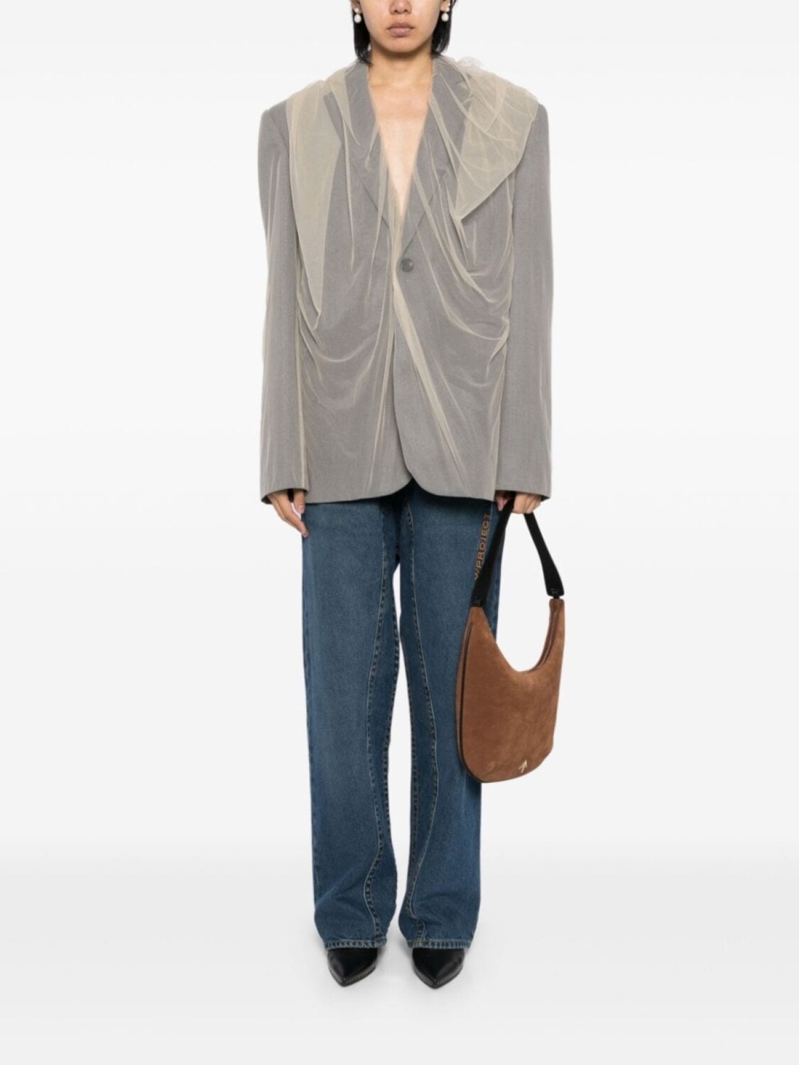 Y/Project джинсы с вышитым логотипом, синий
Y/Project джинсы с вышитым логотипом, синий