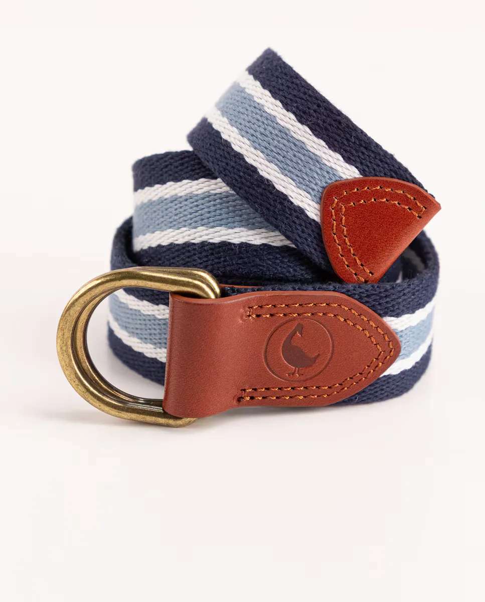 Мужской пояс в синюю полоску El Ganso, синий
Мужской пояс в синюю полоску El Ganso, синий