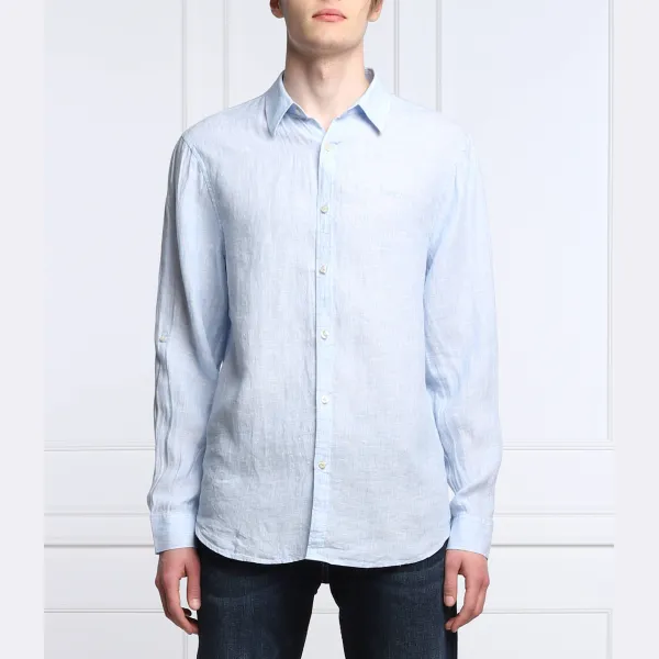 Льняная рубашка классического кроя Collins Guess, синий
Льняная рубашка классического кроя Collins Guess, синий