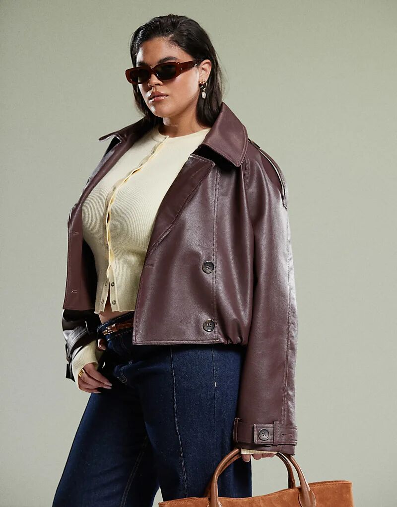 Пальто-бомбер из искусственной кожи шоколадного цвета ASOS, Коричневый, Пальто-бомбер из искусственной кожи шоколадного цвета ASOS
Пальто-бомбер из искусственной кожи шоколадного цвета ASOS, Коричневый, Пальто-бомбер из искусственной кожи шоколадного цвета ASOS