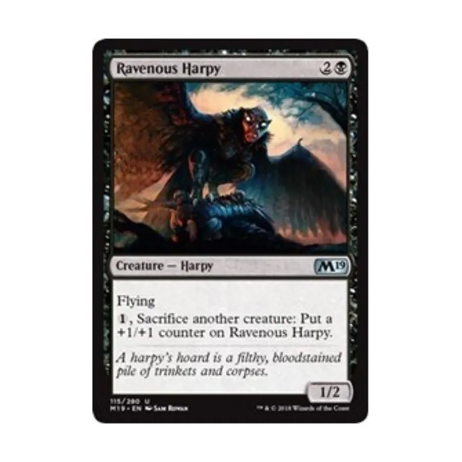 CCG Хищная гарпия (U), MTG - Core Set 2019
CCG Хищная гарпия (U), MTG - Core Set 2019