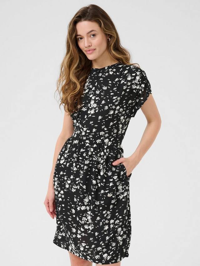 Beathe платье с коротким рукавом в абстрактном принте KAFFE, Black/Multi
Beathe платье с коротким рукавом в абстрактном принте KAFFE, Black/Multi