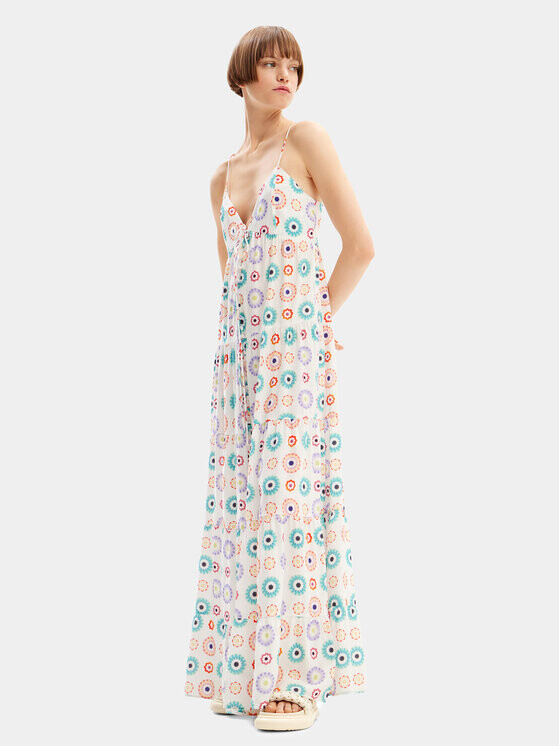 Летнее платье стандартного кроя Desigual, белый
Летнее платье стандартного кроя Desigual, белый