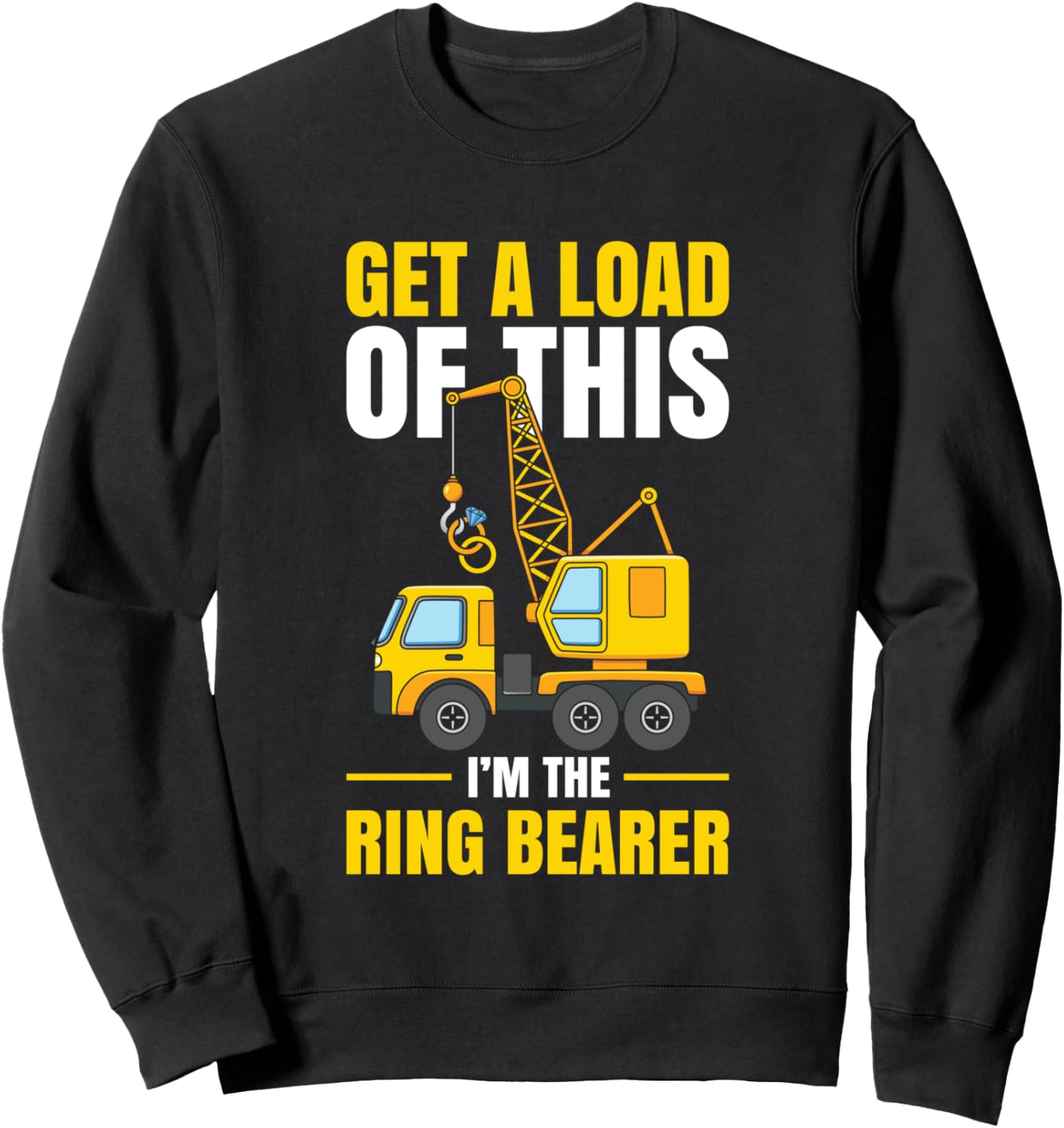 Толстовка, Посмотрите на эту забавную свадебную толстовку с надписью «Я - мальчик, несущий кольца» Wedding For Events, черный
Толстовка, Посмотрите на эту забавную свадебную толстовку с надписью «Я - мальчик, несущий кольца» Wedding For Events, черный