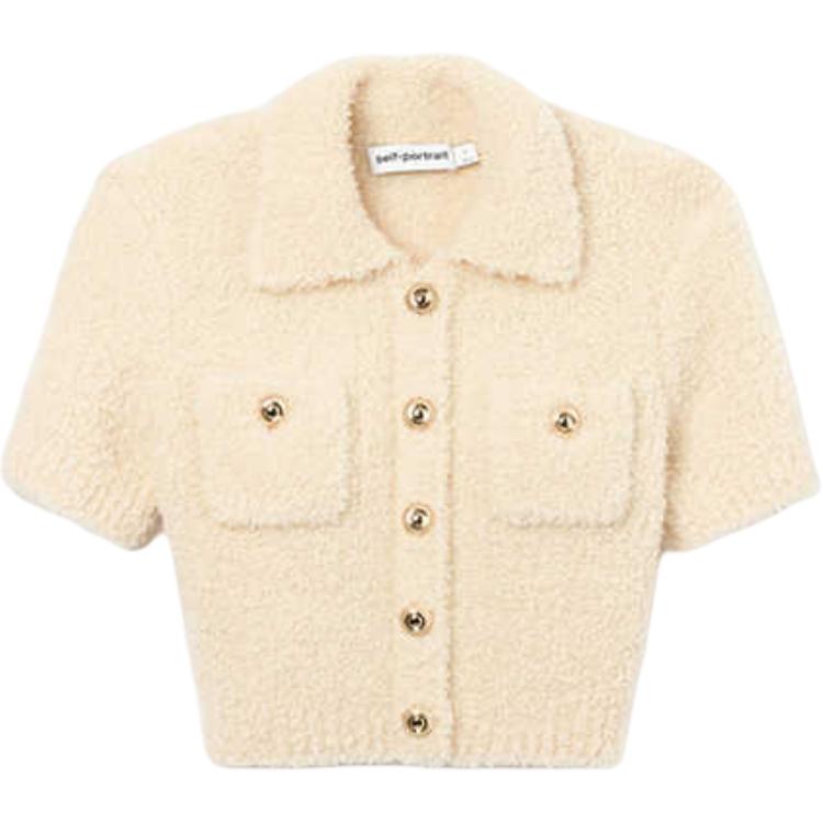 Свитер-кроп топ для селфи Self-portrait, слоновая кость
Свитер-кроп топ для селфи Self-portrait, слоновая кость