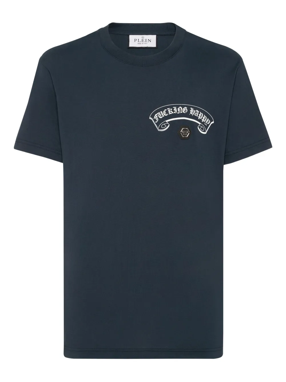 Футболка с круглым вырезом и логотипом на спине Philipp Plein, синий
Футболка с круглым вырезом и логотипом на спине Philipp Plein, синий