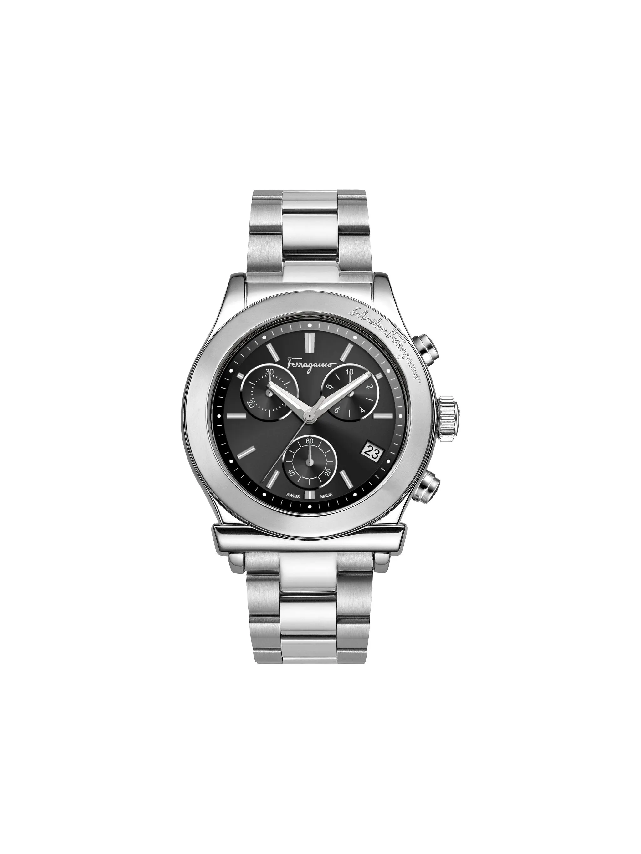 Наручные часы Chronograph 42 мм Ferragamo, черный
Наручные часы Chronograph 42 мм Ferragamo, черный
