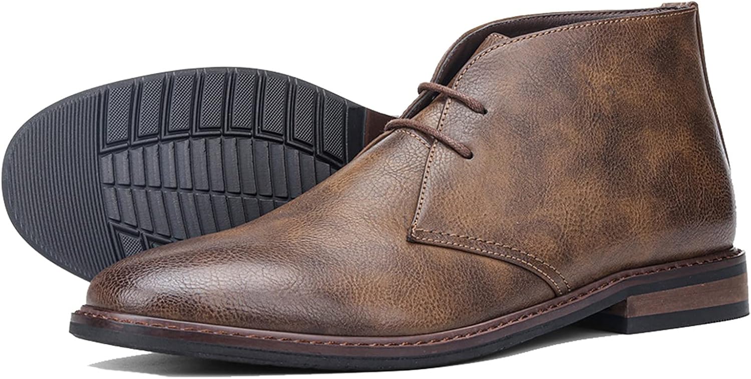 Высокие походные ботинки, кожаные дезерты для мужчин, классические винтажные ботинки на шнуровке до щиколотки, рабочие, офисные, формальные и повседневные чукка-бутсы, нескользящие и удобные, для дня рождения, Дня отца Rishengchang, 40 EUR Deser...
Высокие походные ботинки, кожаные дезерты для мужчин, классические винтажные ботинки на шнуровке до щиколотки, рабочие, офисные, формальные и повседневные чукка-бутсы, нескользящие и удобные, для дня рождения, Дня отца Rishengchang, 40 EUR Deser...