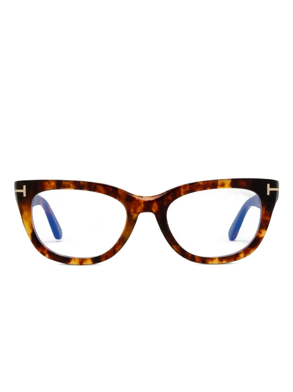Очки в оправе 'кошачий глаз' TOM FORD, коричневый 
Очки в оправе 'кошачий глаз' TOM FORD, коричневый