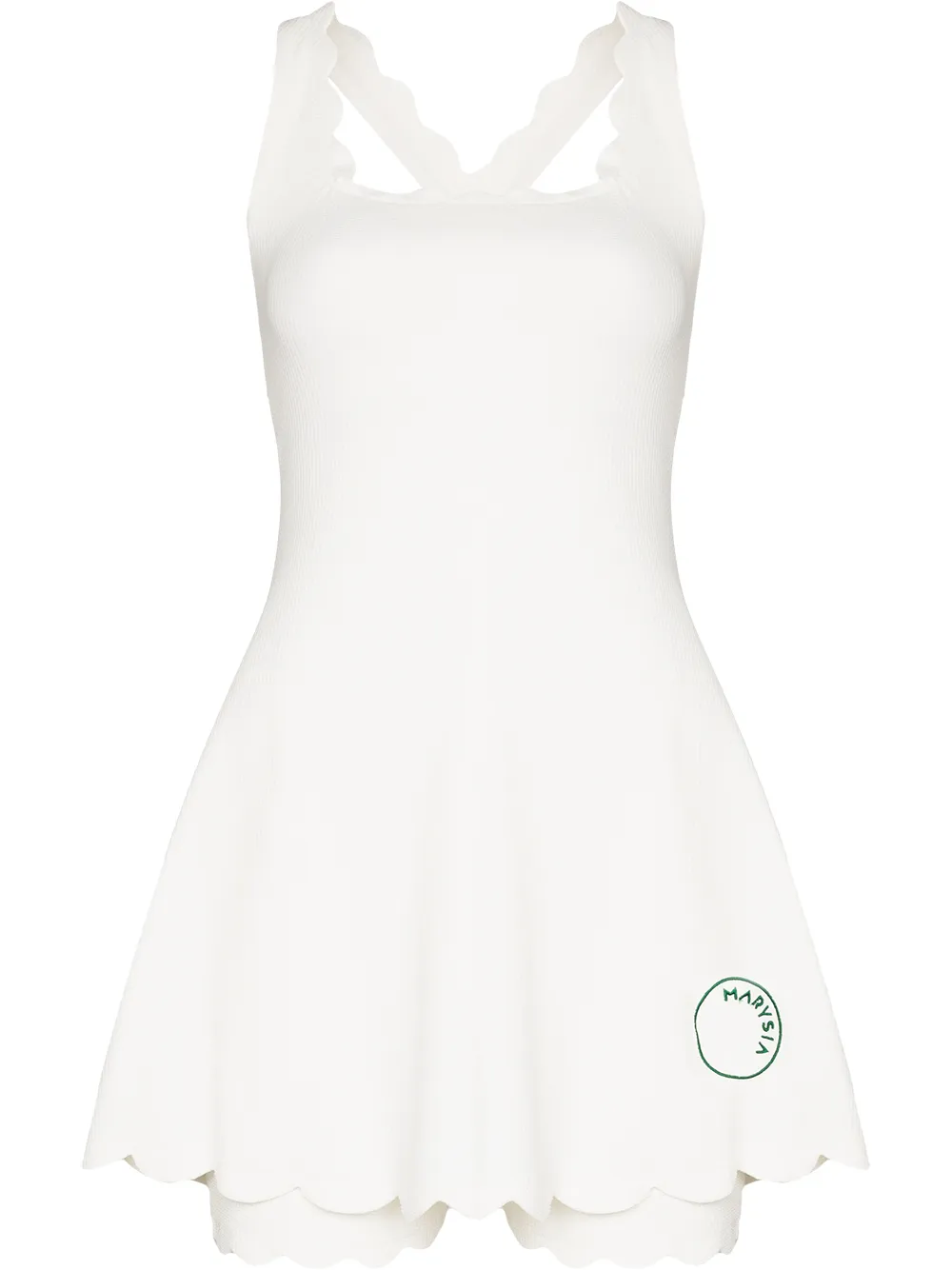 Платье Serena с фестонами Marysia, белый
Платье Serena с фестонами Marysia, белый