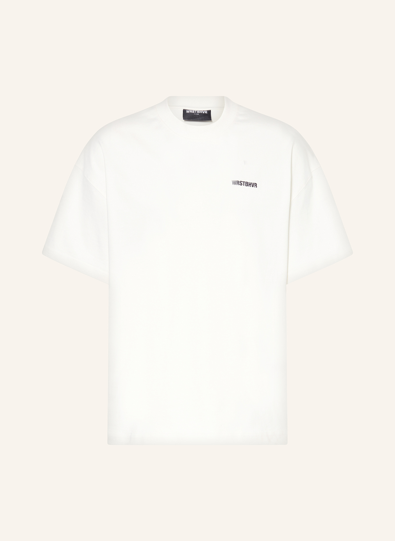 Футболка дехо Wrstbhvr, белый 
Футболка дехо Wrstbhvr, белый