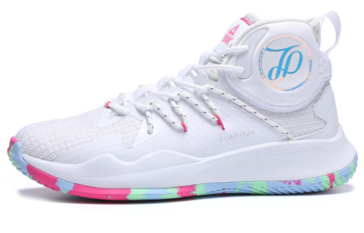 Баскетбольные кроссовки Parker Generation мужские высокие белые Peak 
Баскетбольные кроссовки Parker Generation мужские высокие белые Peak