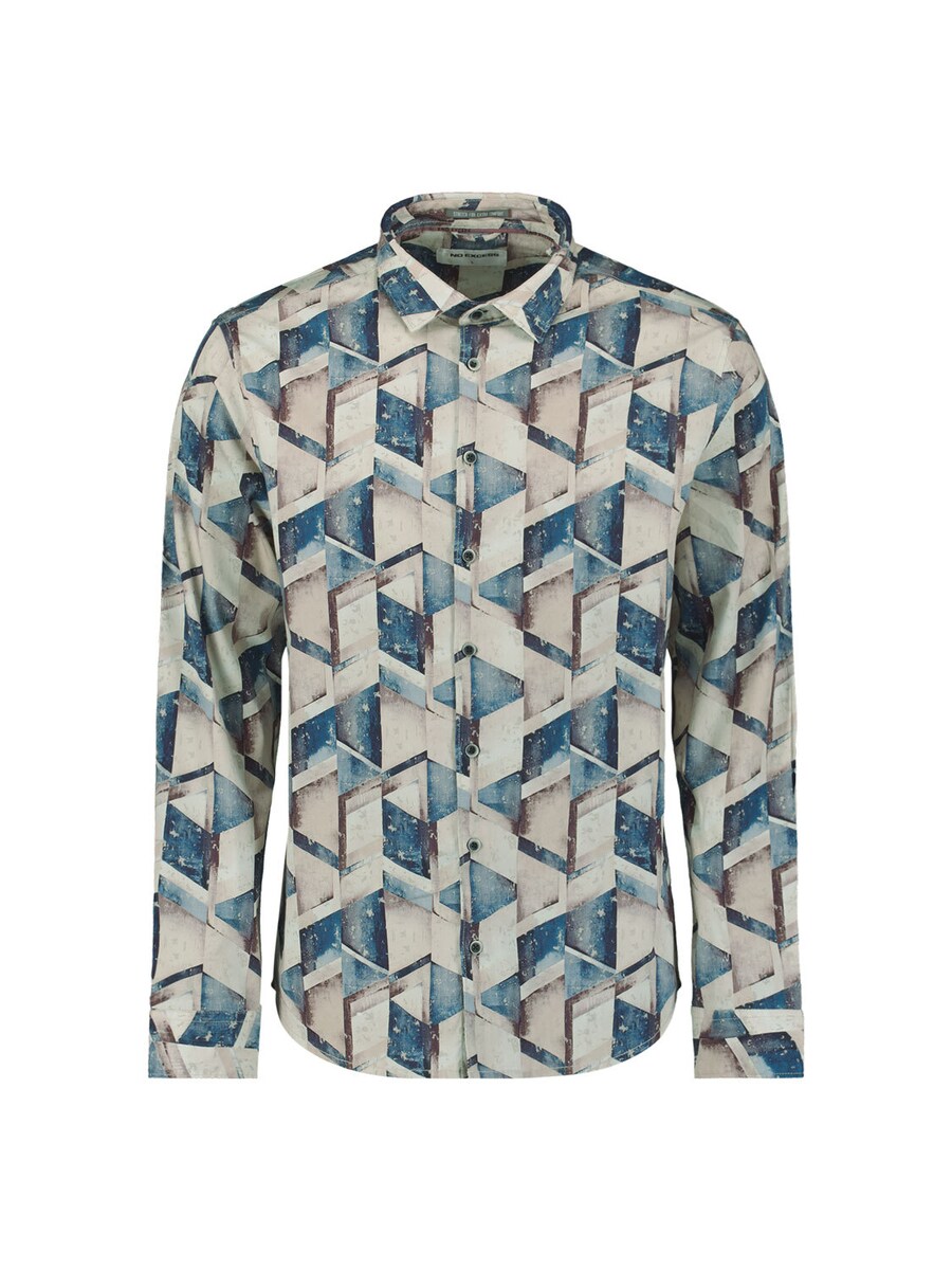 Рубашка на пуговицах классического кроя No Excess, темно-синий
Рубашка на пуговицах классического кроя No Excess, темно-синий