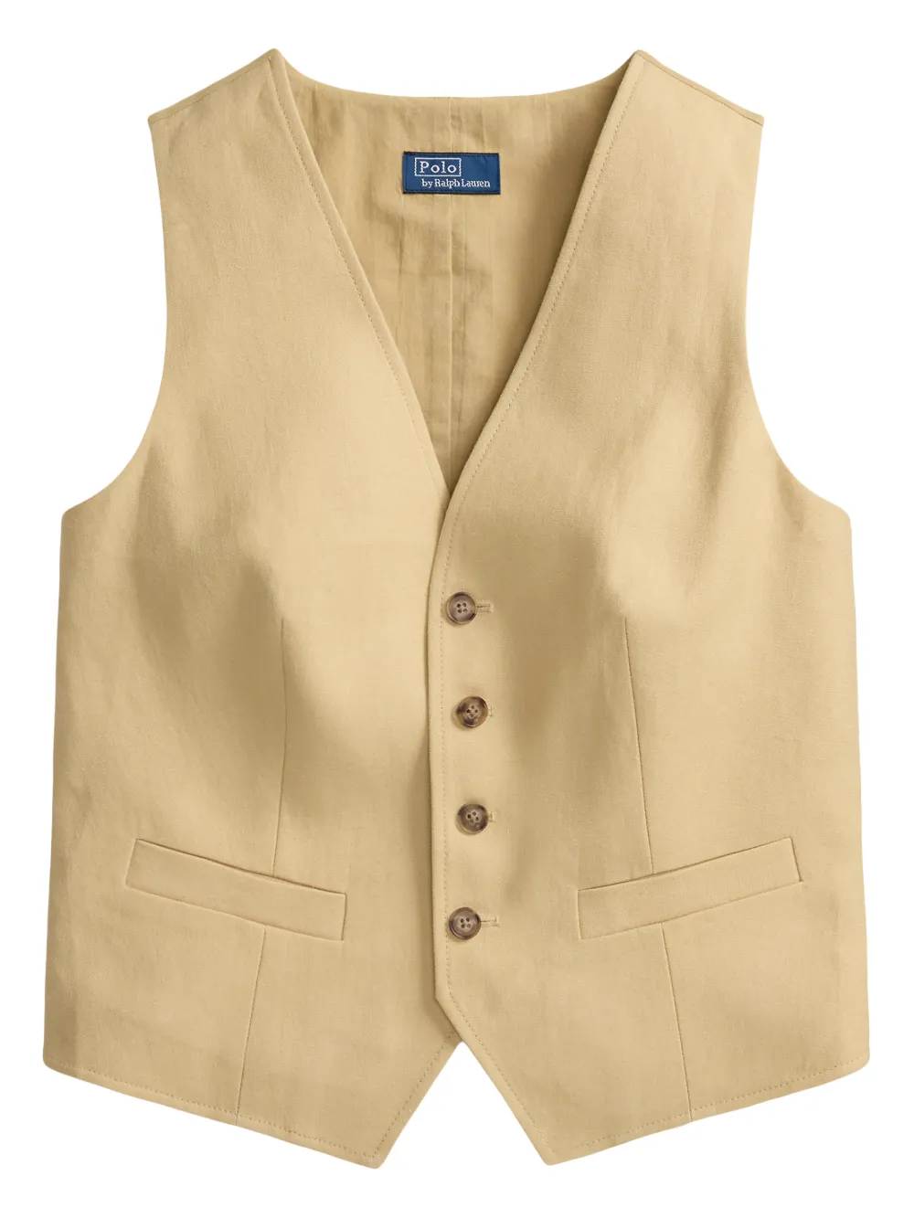 Жилет на пуговицах Polo Ralph Lauren, бежевый
Жилет на пуговицах Polo Ralph Lauren, бежевый