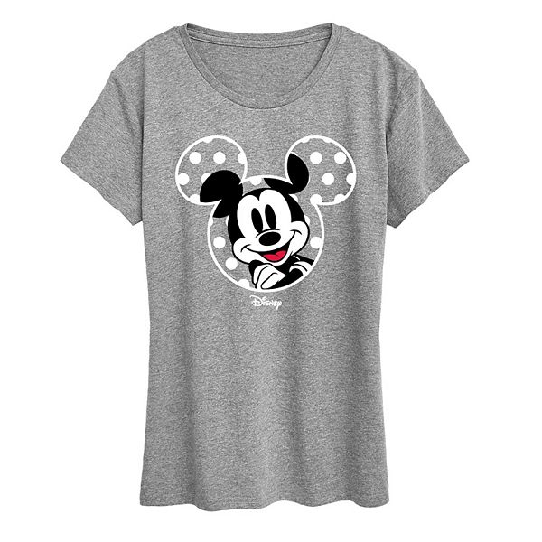 Футболка с принтом ушей Микки Мауса в горошек Disney, Heather Gray
Футболка с принтом ушей Микки Мауса в горошек Disney, Heather Gray