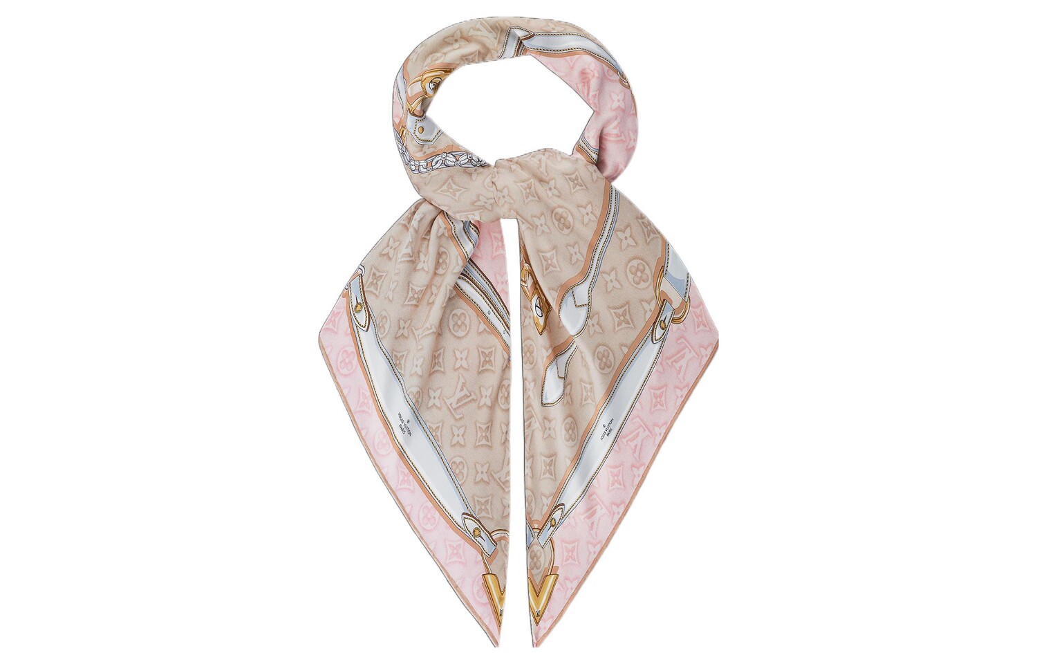 Шарф шелковый Louis Vuitton женский, коричневый
Шарф шелковый Louis Vuitton женский, коричневый