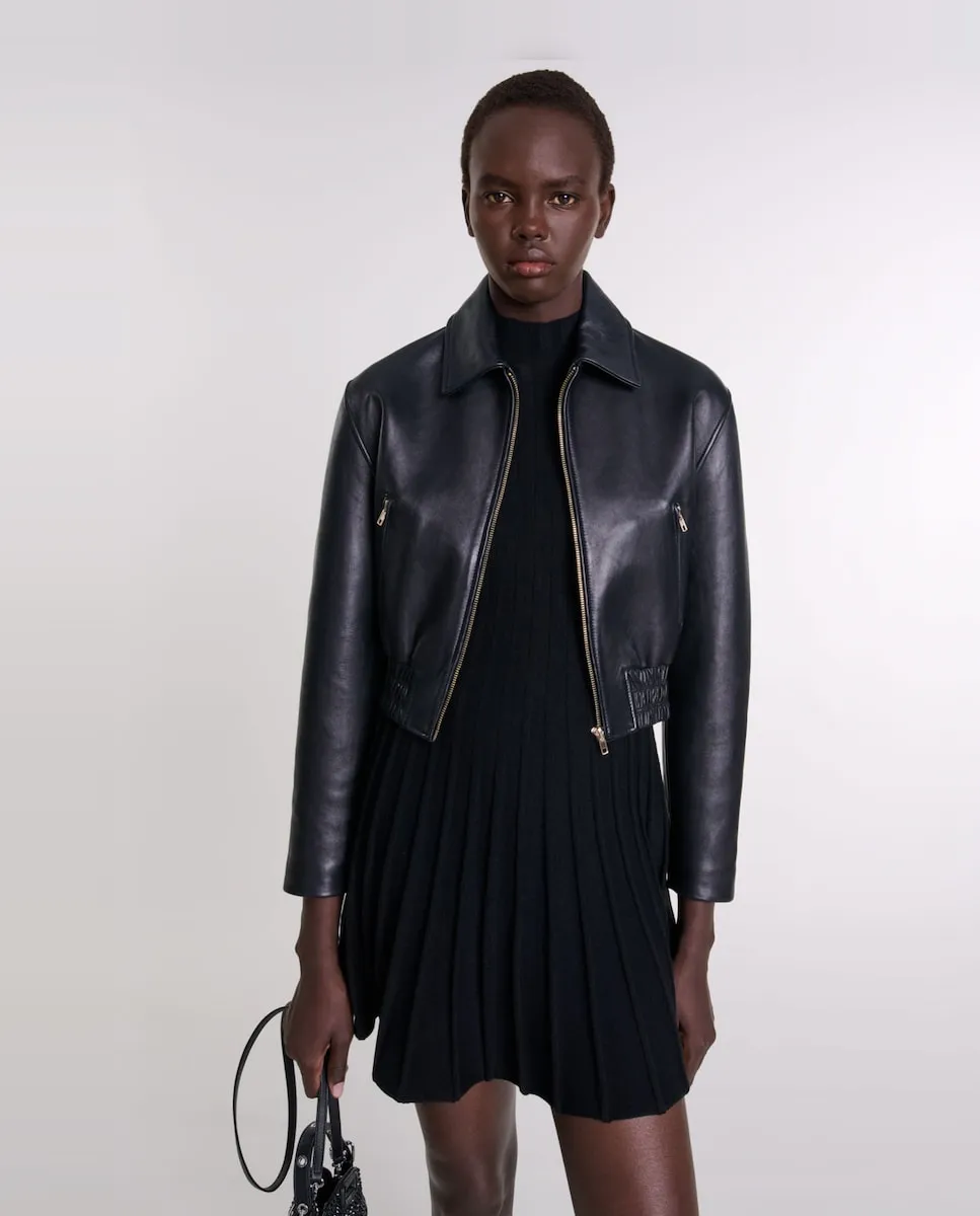 Женская кожаная куртка Maje, черный
Женская кожаная куртка Maje, черный