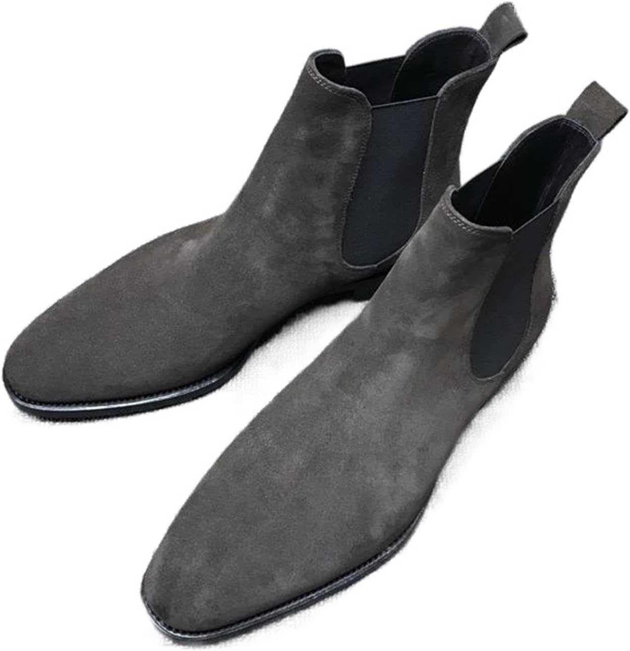 Мужские ботинки челси, замшевые ботинки для увеличения высоты, повседневные кожаные ботинки-чукка, ботинки без шнурков Generic, серый
Мужские ботинки челси, замшевые ботинки для увеличения высоты, повседневные кожаные ботинки-чукка, ботинки без шнурков Generic, серый
