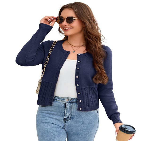 Женский кардиган с кабельной вязкой и смешанным узором на пуговицах, мягкий и комфортный Clearflower, Blue
Женский кардиган с кабельной вязкой и смешанным узором на пуговицах, мягкий и комфортный Clearflower, Blue