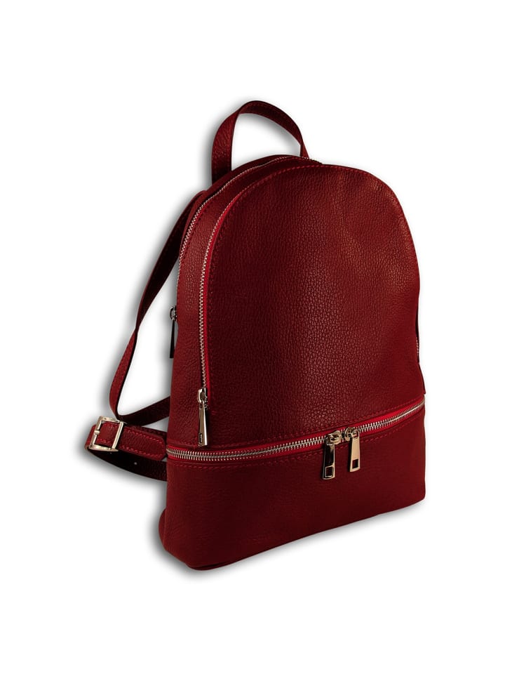 Кожаный городской рюкзак Toscanto, темно-красный, примерно 32 см
Кожаный городской рюкзак Toscanto, темно-красный, примерно 32 см