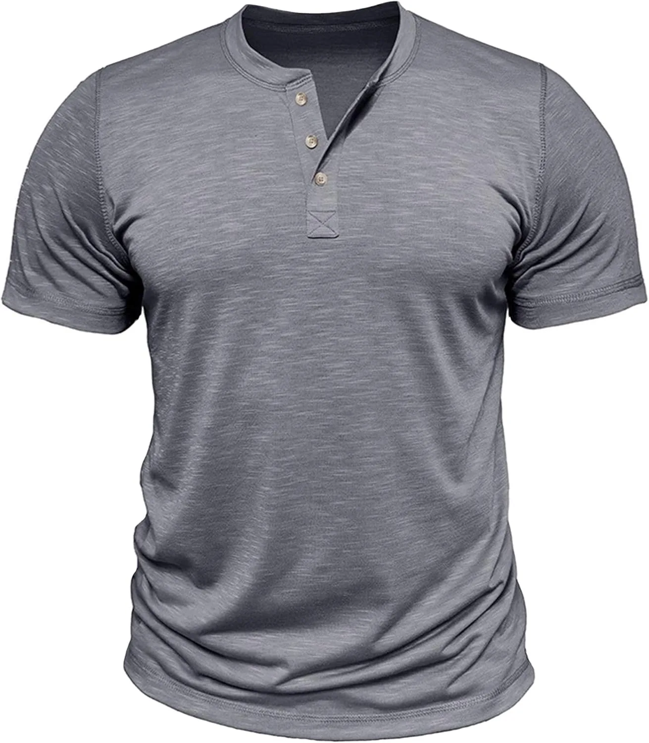 Мужская хенли футболка с коротким рукавом
Мужская хенли футболка с коротким рукавом