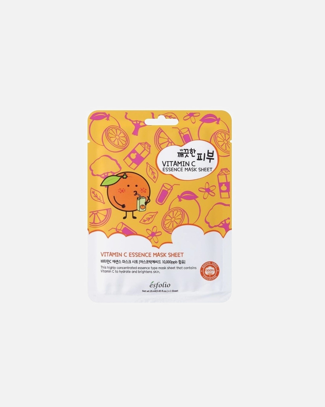 Тканевая маска для лица Esfolio, 1 шт
Тканевая маска для лица Esfolio, 1 шт