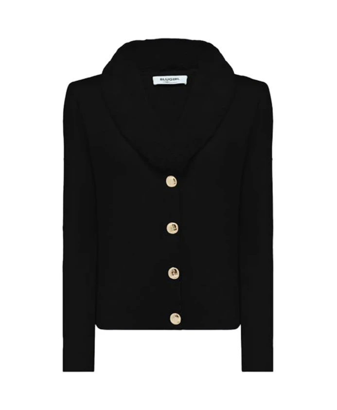 Черный свитер, элегантный стиль Blugirl, черный
Черный свитер, элегантный стиль Blugirl, черный