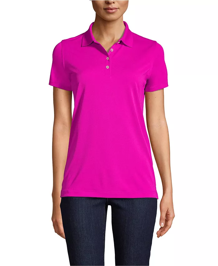 Женская рубашка-поло с коротким рукавом из полиэстера Lands' End, розовый
Женская рубашка-поло с коротким рукавом из полиэстера Lands' End, розовый