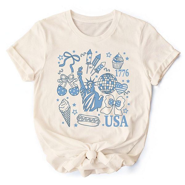 Футболка Liberty retro coquette, 1776 patriotic 4th of july Ornamentallyyou, Natural
Футболка Liberty retro coquette, 1776 patriotic 4th of july Ornamentallyyou, Natural