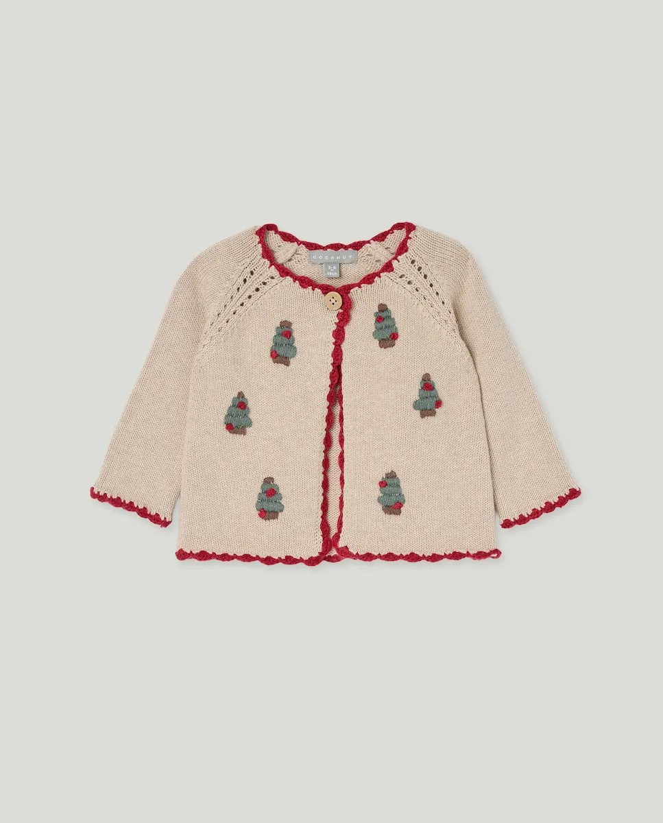 Куртка до бедра с вязаной крючком вышивкой новогодней елки для маленькой девочки Coconut El Corte Inglés, светло-серый
Куртка до бедра с вязаной крючком вышивкой новогодней елки для маленькой девочки Coconut El Corte Inglés, светло-серый