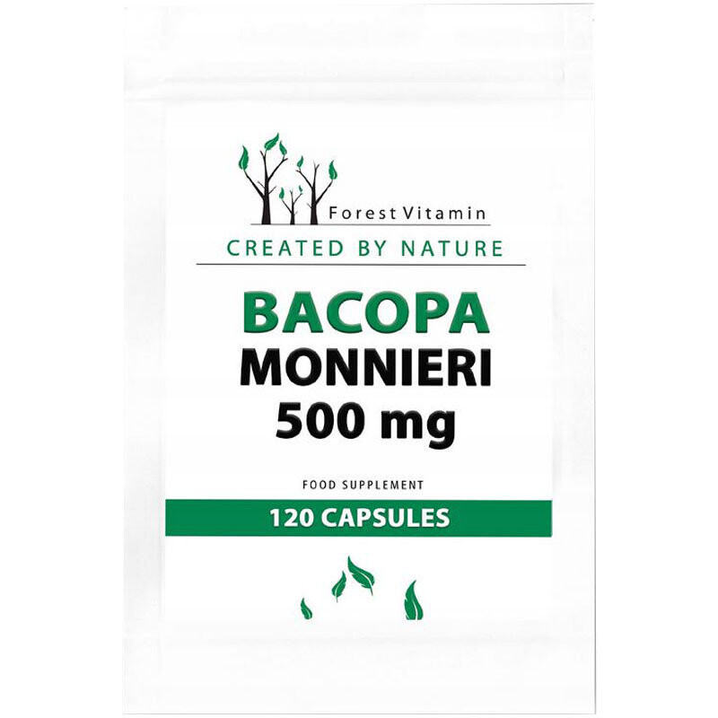 Лесной витамин, Бакопа Моньери 500 мг, БАД, 120 капсул Forest Vitamin