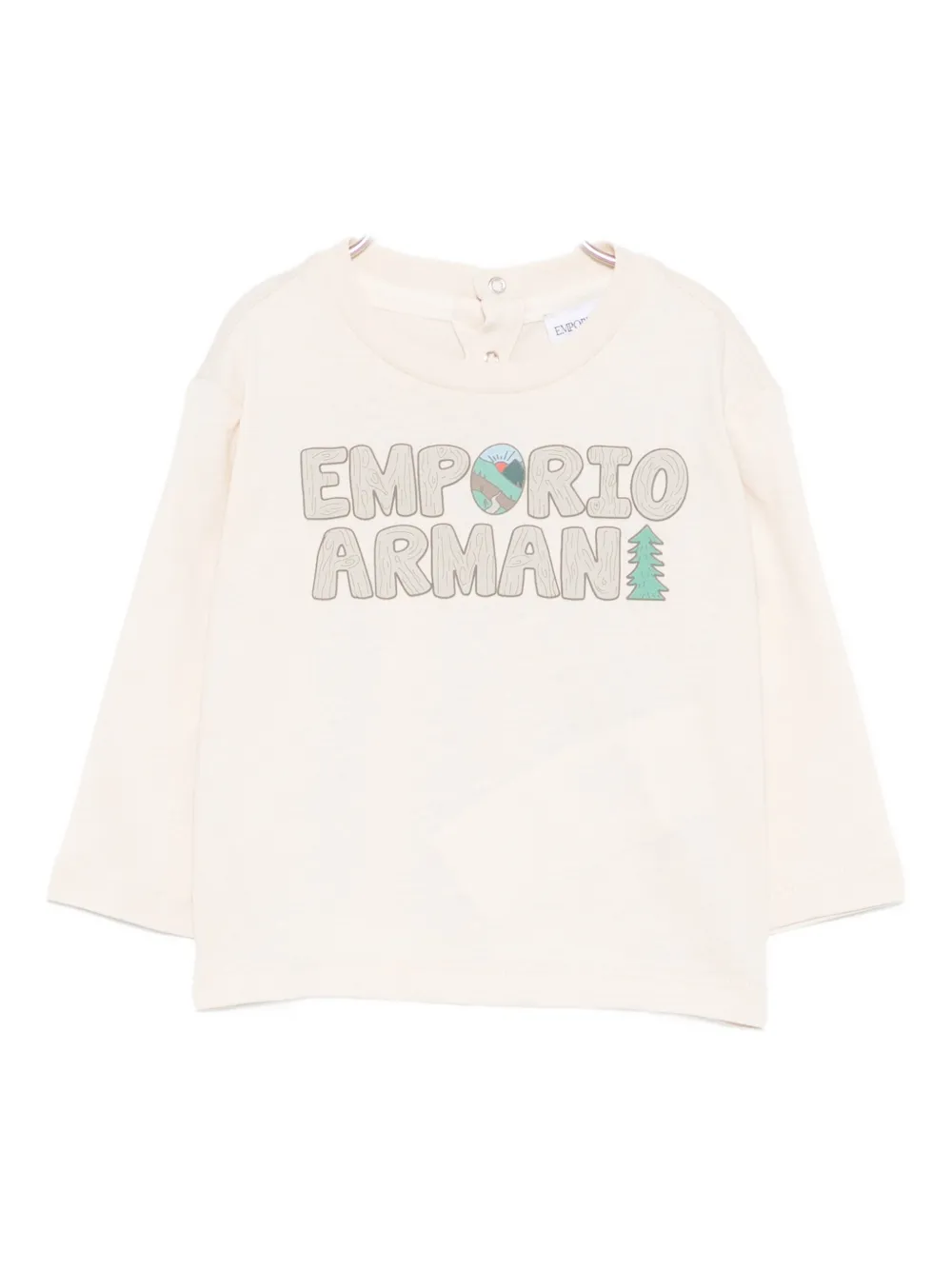 Футболка с длинными рукавами и принтом логотипа Emporio Armani Kids, нейтральный
Футболка с длинными рукавами и принтом логотипа Emporio Armani Kids, нейтральный