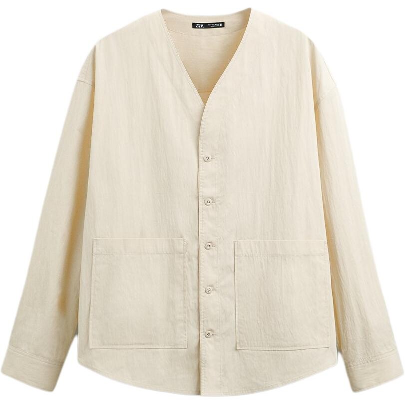 Рубашка мужская бежевая Zara, бежевый
Рубашка мужская бежевая Zara, бежевый