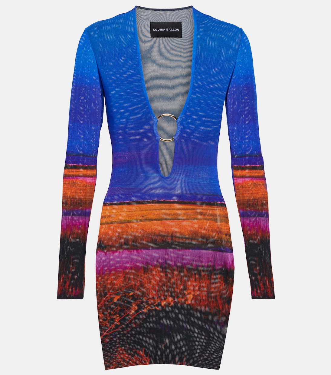 Мини-платье с сеткой и принтом Helios Louisa Ballou, Neon Horizon
Мини-платье с сеткой и принтом Helios Louisa Ballou, Neon Horizon