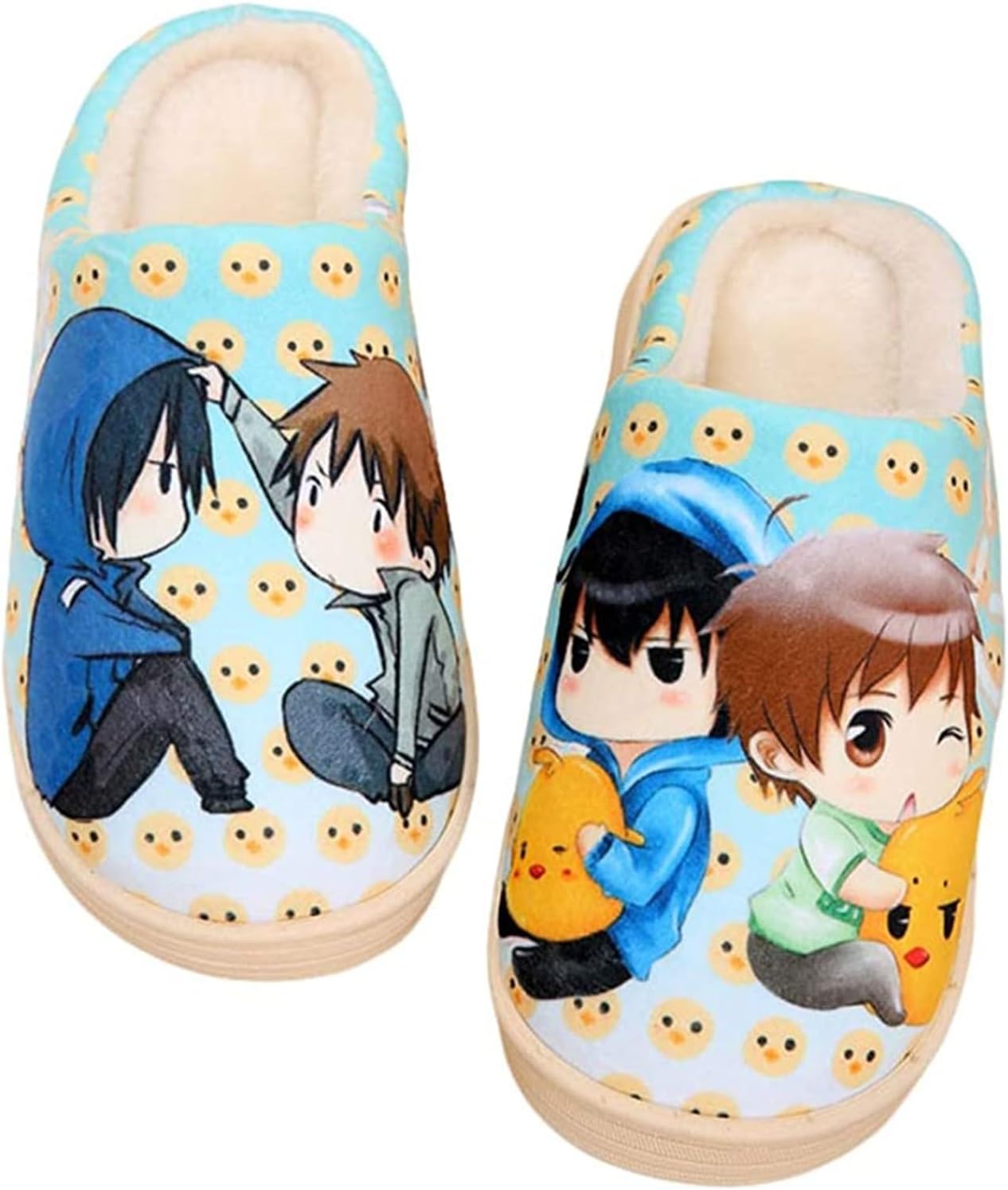 Домашние тапочки в стиле аниме, мягкие, плюшевые, из пены с эффектом памяти, для мужчин и женщин, зимние, противоскользящие, для дома и улицы, без шнурков Wanhongyue, Color/11
Домашние тапочки в стиле аниме, мягкие, плюшевые, из пены с эффектом памяти, для мужчин и женщин, зимние, противоскользящие, для дома и улицы, без шнурков Wanhongyue, Color/11