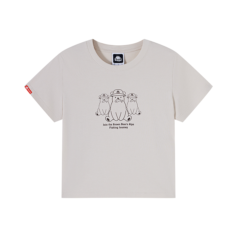 Женская летняя футболка Kappa, цвет хаки
Женская летняя футболка Kappa, цвет хаки