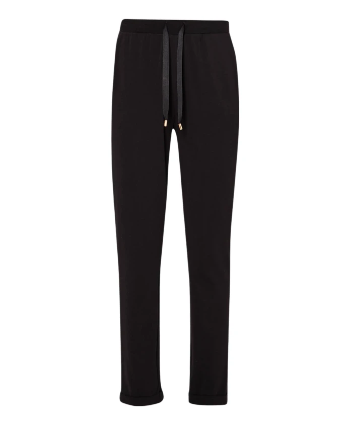 Черные хлопковые эластичные спортивные штаны Liu Jo, черный
Черные хлопковые эластичные спортивные штаны Liu Jo, черный