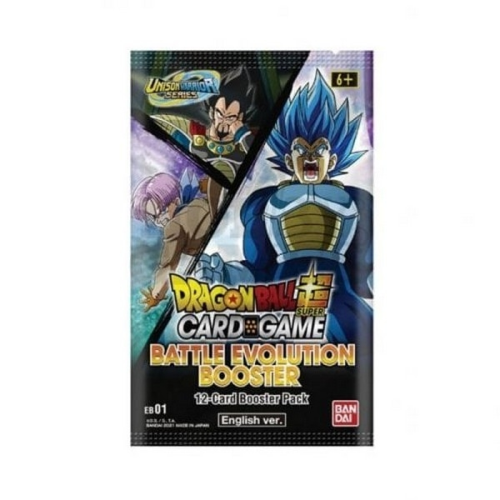 Карточная игра Dragon Ball Super Masters: Battle Evolution (Eb-01) – Booster Pack Bandai
Карточная игра Dragon Ball Super Masters: Battle Evolution (Eb-01) – Booster Pack Bandai