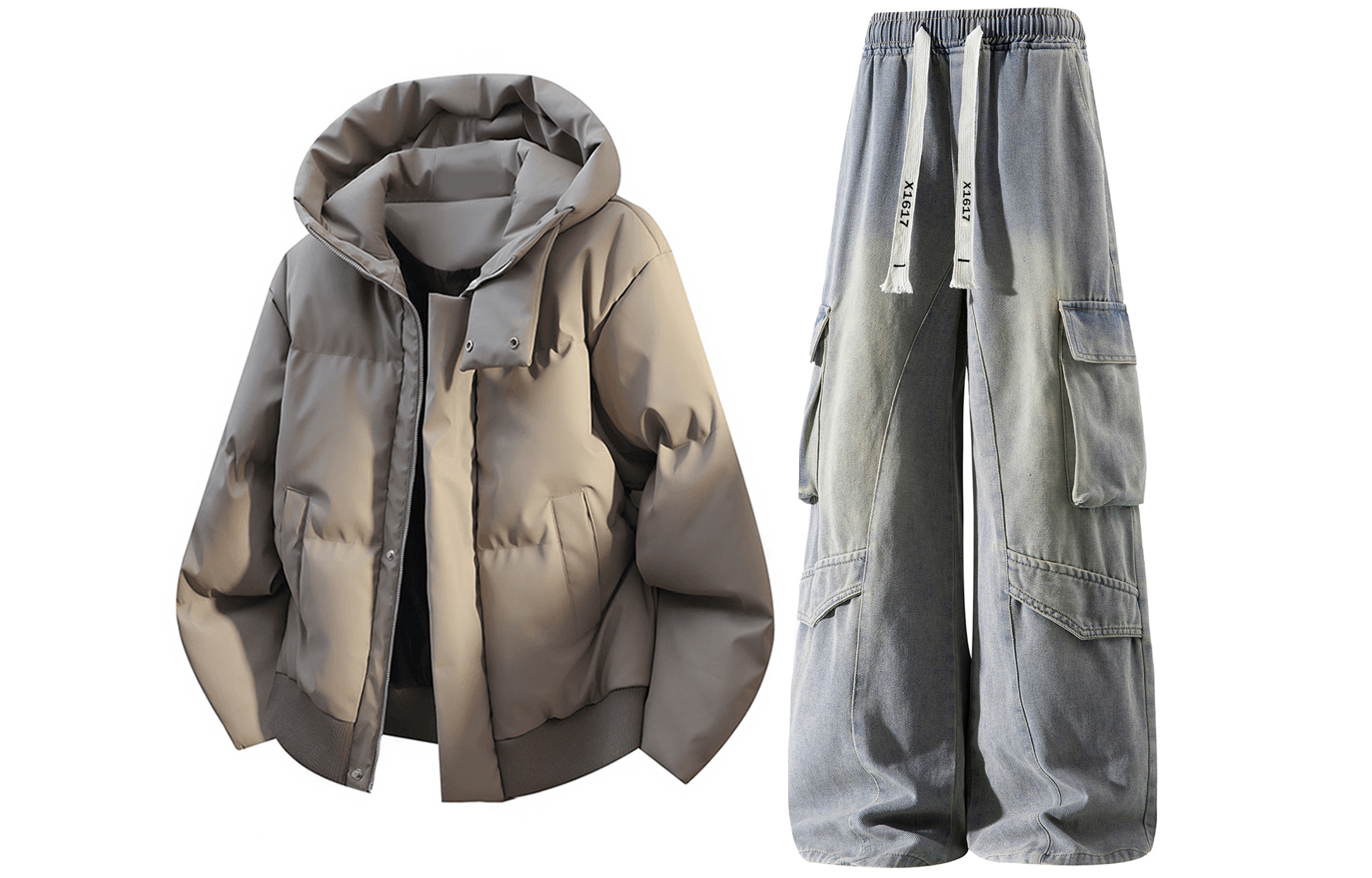 Толстовка Casual Sportswear Unisex с воротником-гольф, утепленная и с флисовой подкладкой X1617, хаки padded puffer jacket+желтый mud pants
Толстовка Casual Sportswear Unisex с воротником-гольф, утепленная и с флисовой подкладкой X1617, хаки padded puffer jacket+желтый mud pants