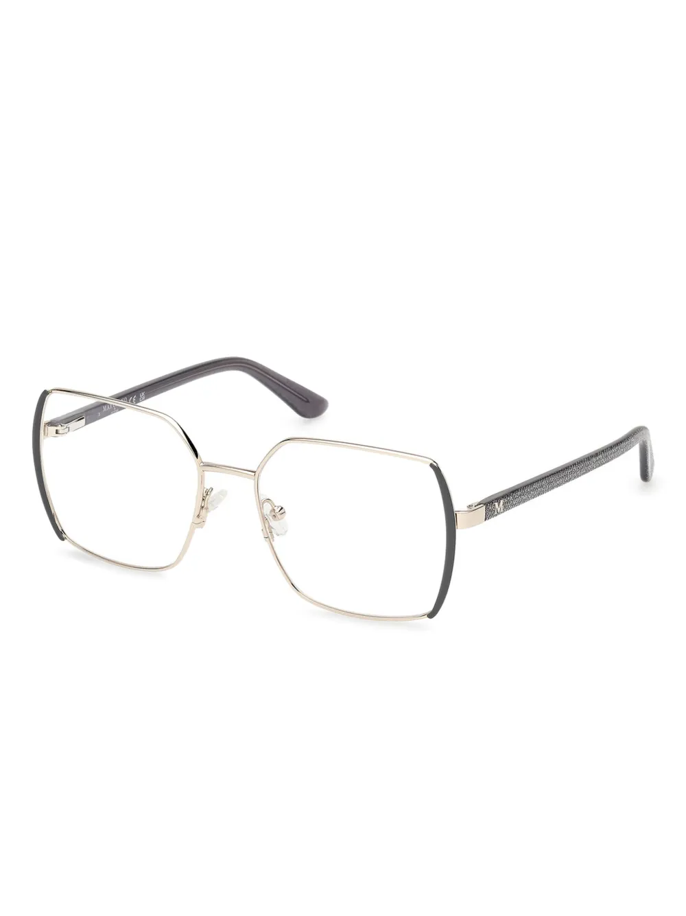 Очки в квадратной оправе GUESS EYEWEAR, серый 
Очки в квадратной оправе GUESS EYEWEAR, серый