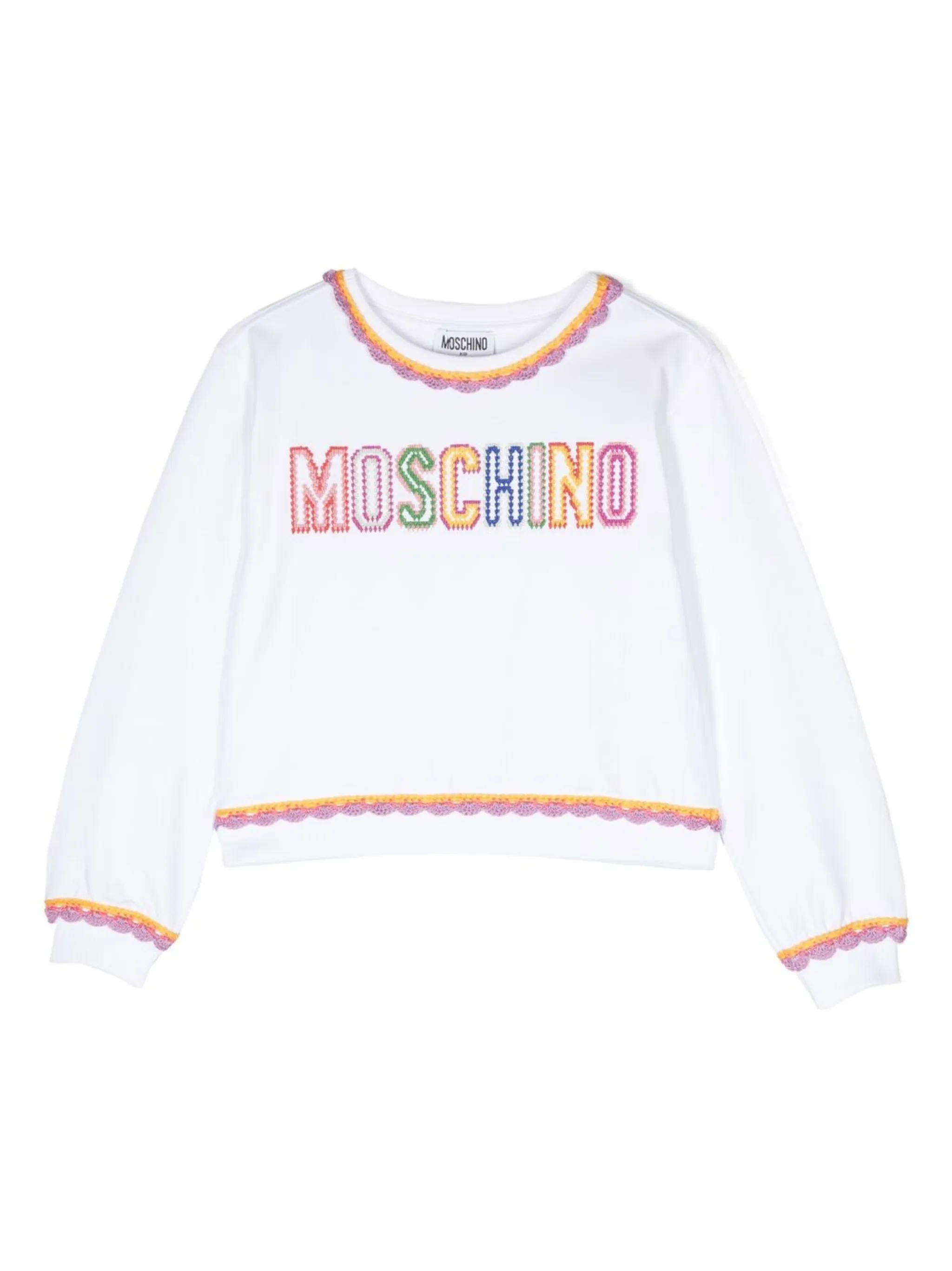Толстовка с логотипом Moschino Kids, белый
Толстовка с логотипом Moschino Kids, белый