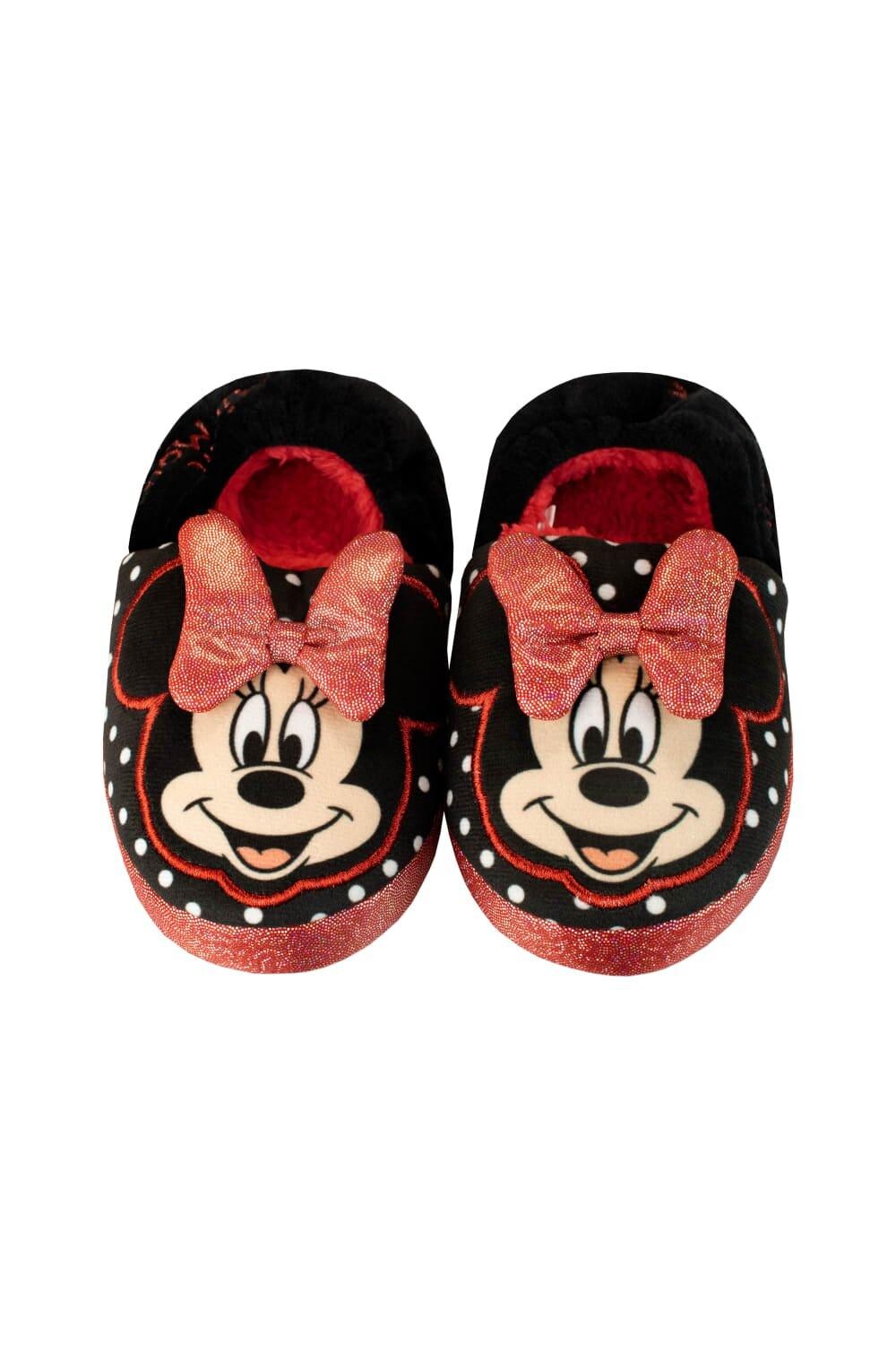 Тапочки с блестящим бантом и Минни Маус Disney, красный
Тапочки с блестящим бантом и Минни Маус Disney, красный