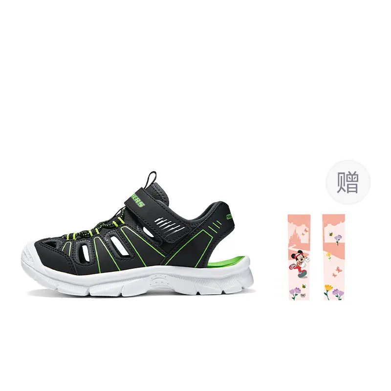 Сандалии для мальчиков. Нескользящие, износостойкие, дышащие, быстросохнущие. Низкие, черные/лимонные. Детские. Skechers Kids, Shoes+Cooling Arm Sleeves (Free Gift)
Сандалии для мальчиков. Нескользящие, износостойкие, дышащие, быстросохнущие. Низкие, черные/лимонные. Детские. Skechers Kids, Shoes+Cooling Arm Sleeves (Free Gift)